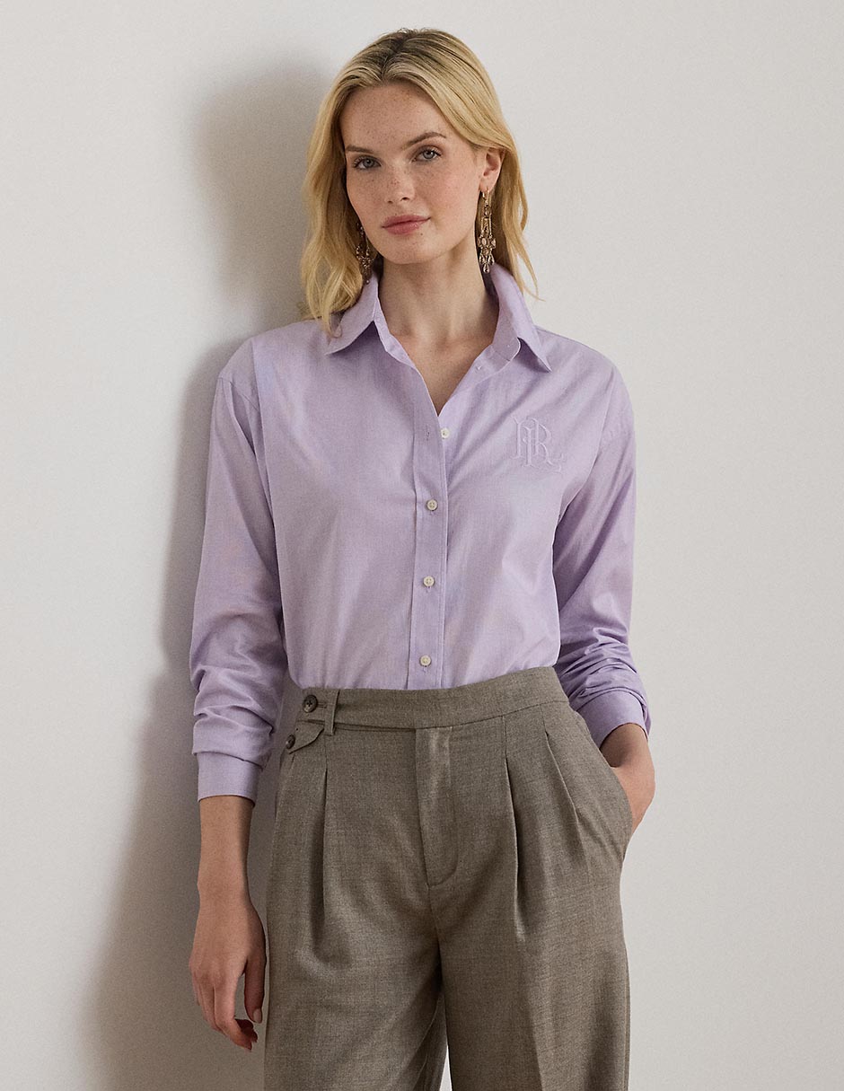 Blusa camisera manga larga para mujer Blusa camisera manga larga para mujer