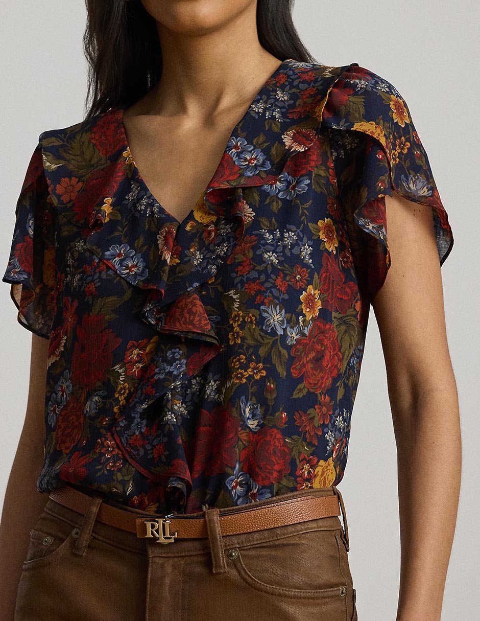 Blusa manga corta para mujer 4