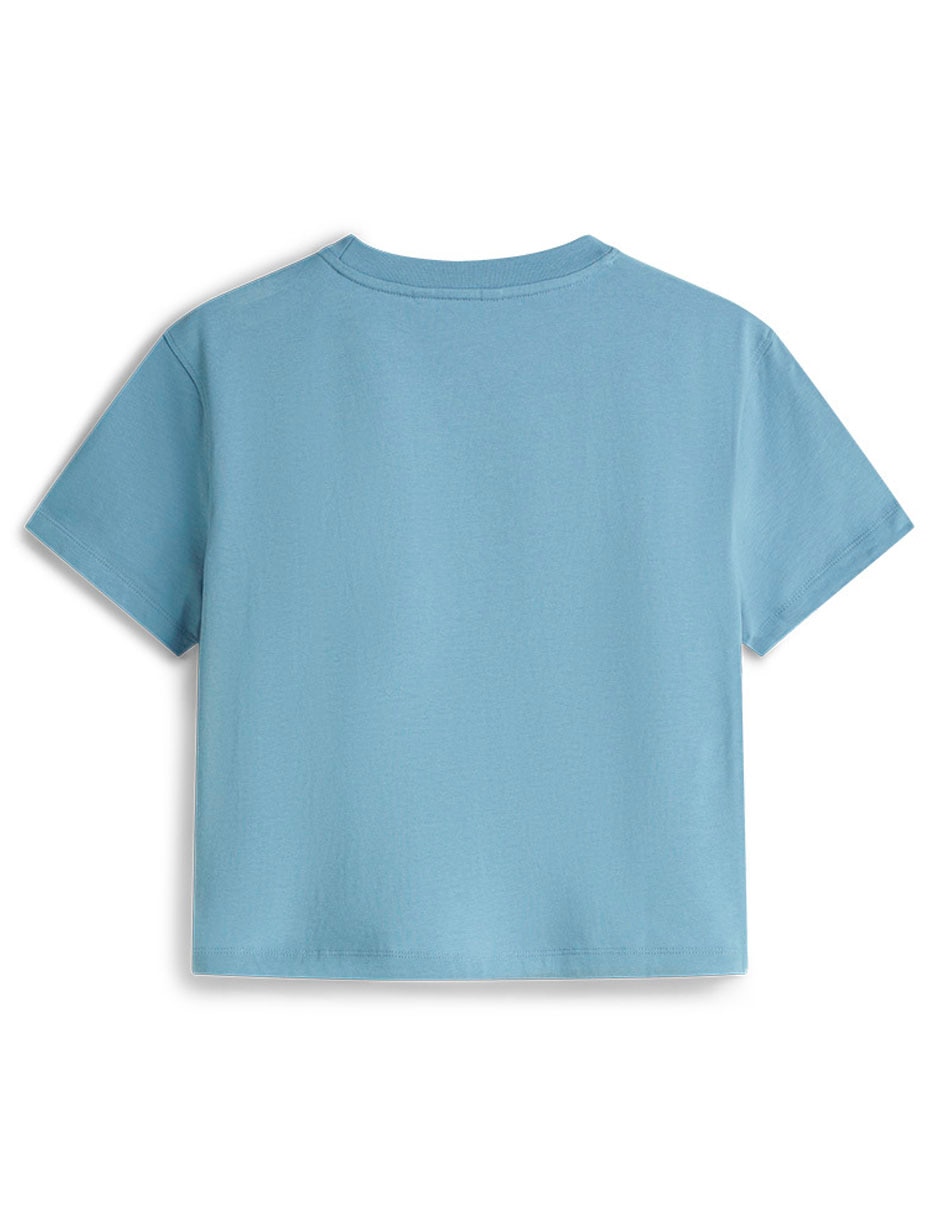 Playera manga corta cuello redondo para mujer 2