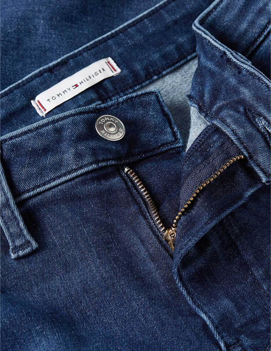 Jeans slim corte cintura para mujer 3