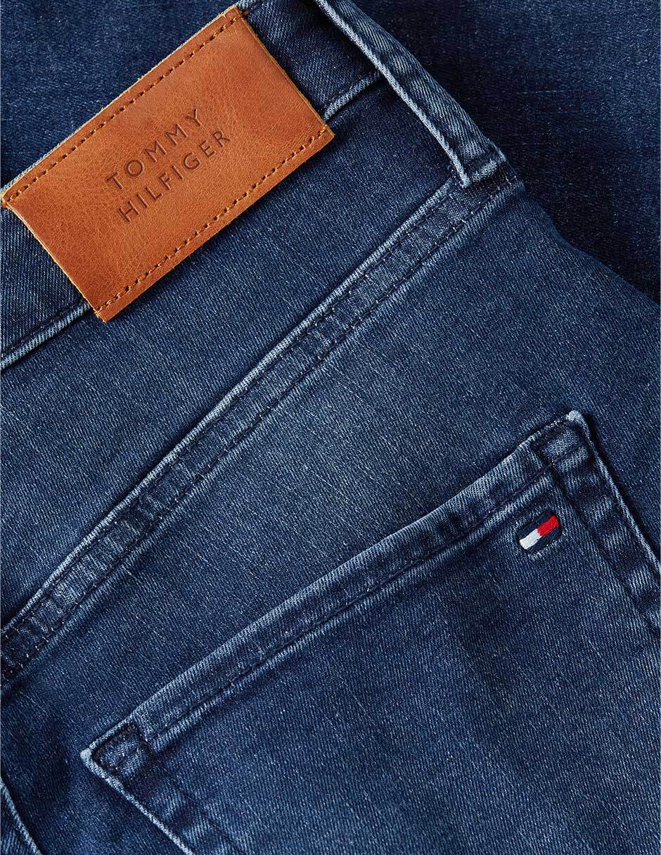 Jeans slim corte cintura para mujer 4
