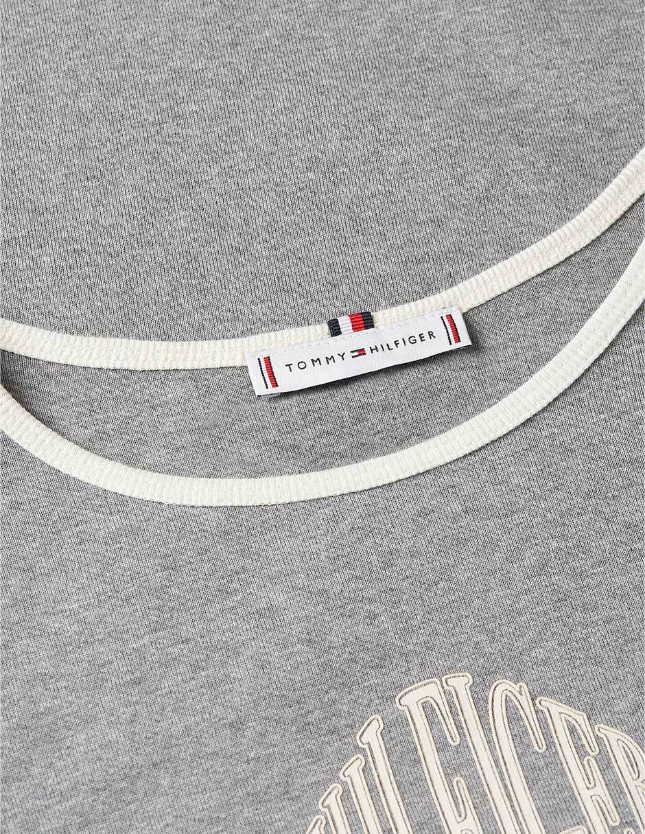 Playera manga corta cuello redondo para mujer 3