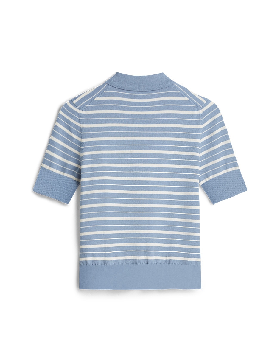 Suéter cuello polo para mujer 3