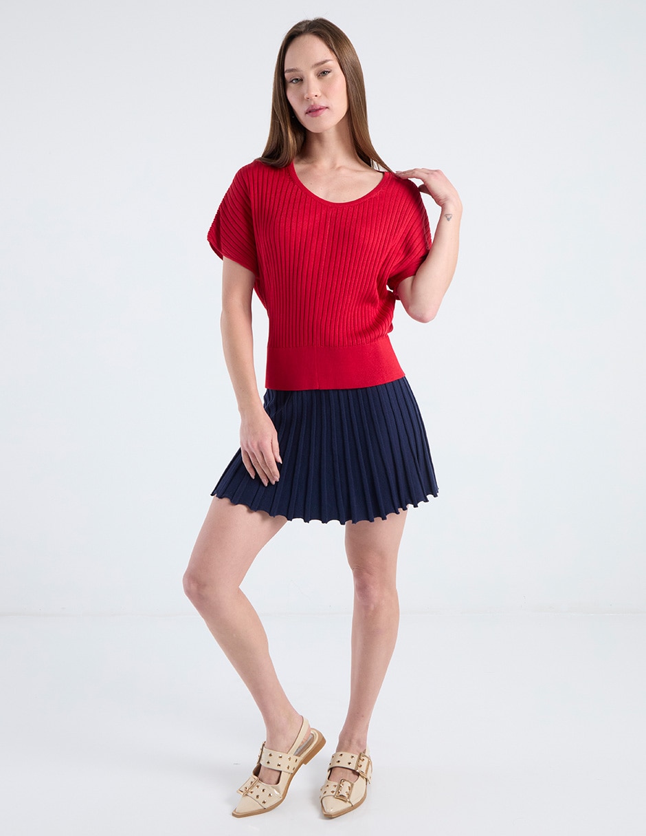 Blusa manga corta para mujer 3