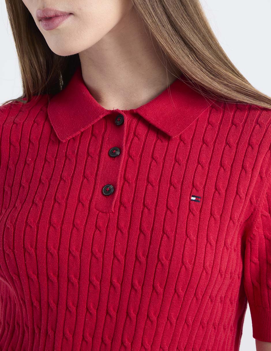 Playera tipo polo para mujer 4