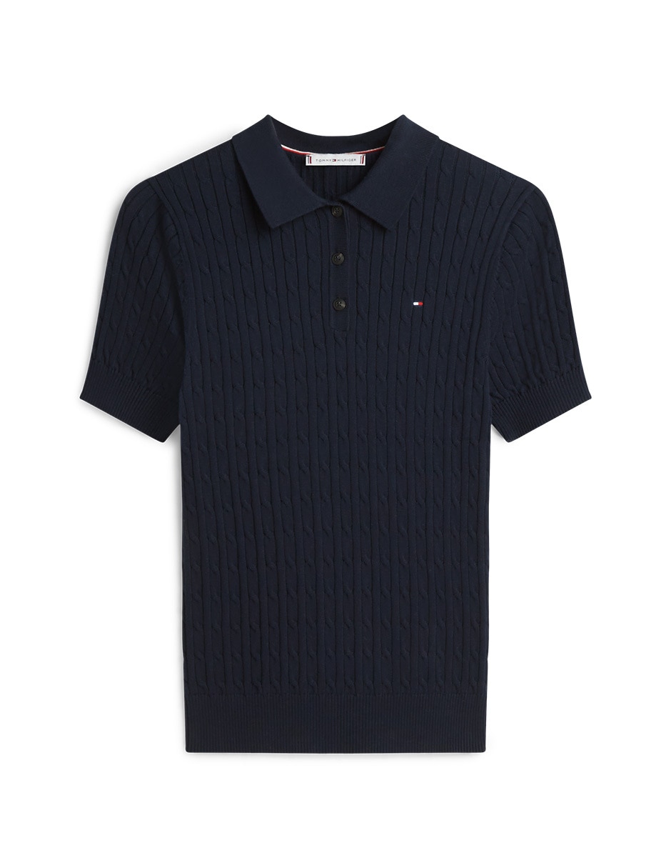Playera tipo polo para mujer