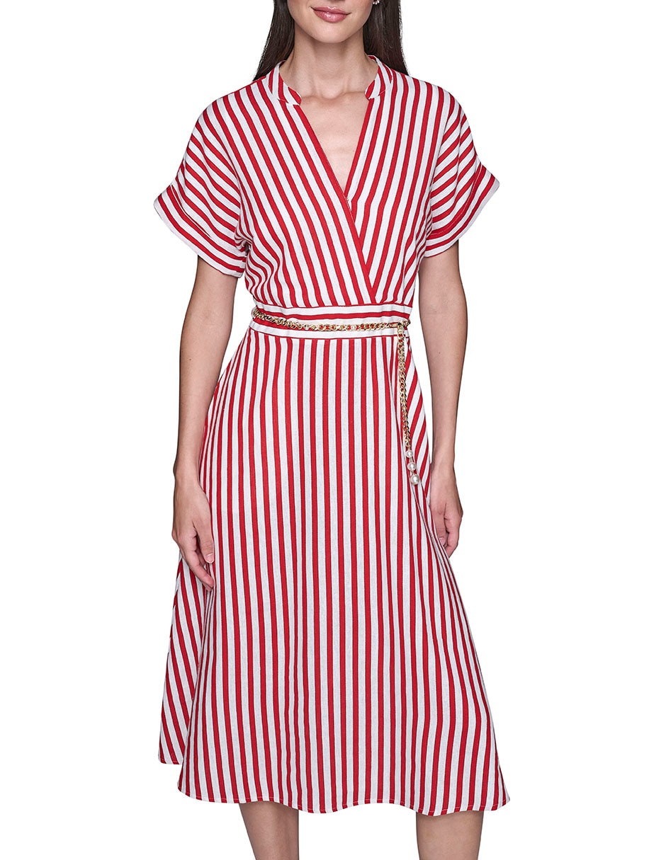 Vestido midi casual holiday para mujer