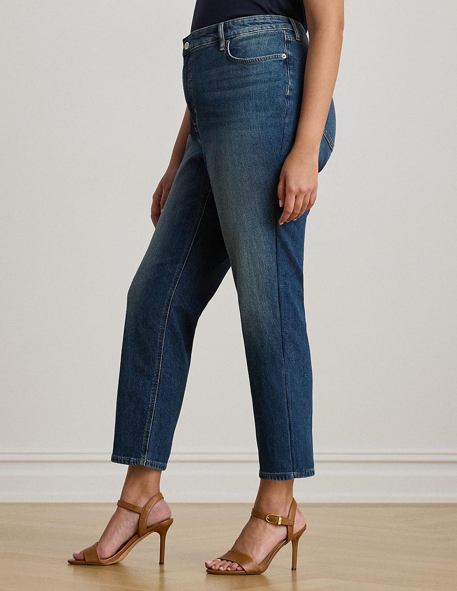 Jeans straight para mujer 2