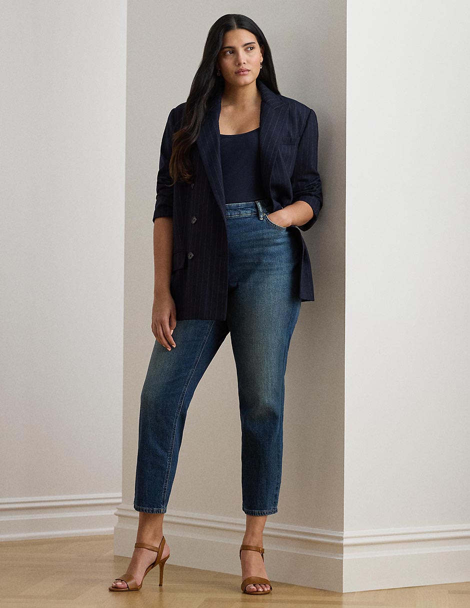 Jeans straight para mujer 4