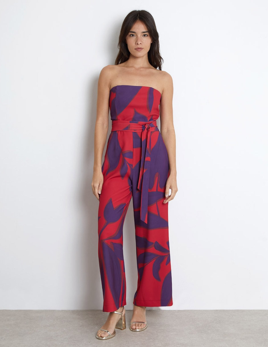 Jumpsuit casual estampado floral para mujer