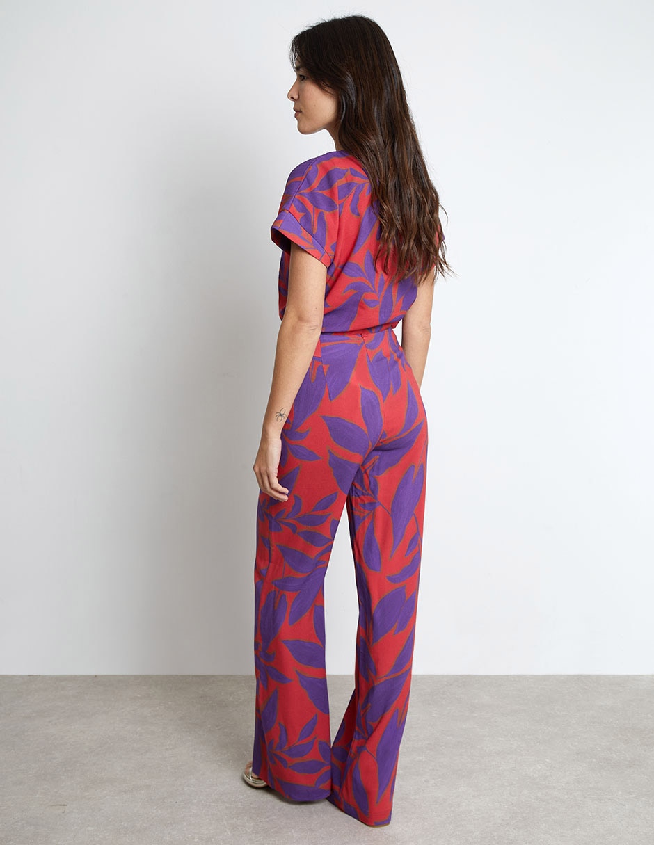 Pantalón acampanado amplio para mujer 3