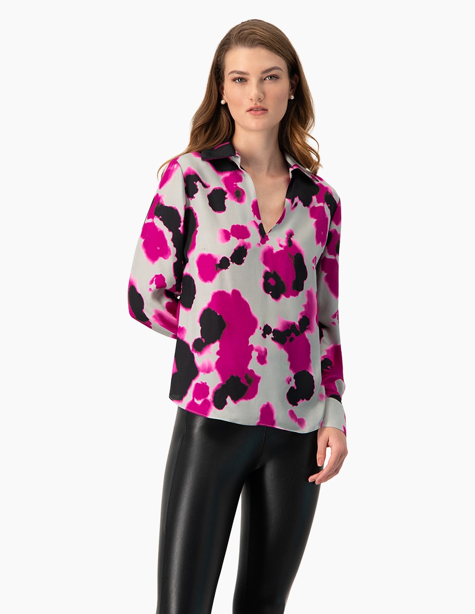 Blusa manga larga para mujer 3