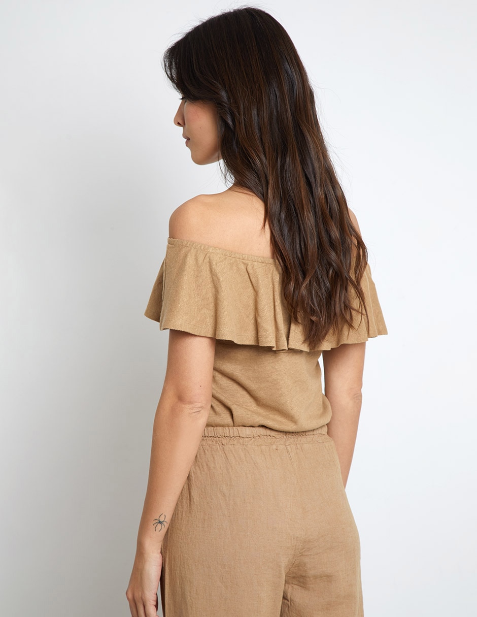 Blusa manga corta para mujer 3