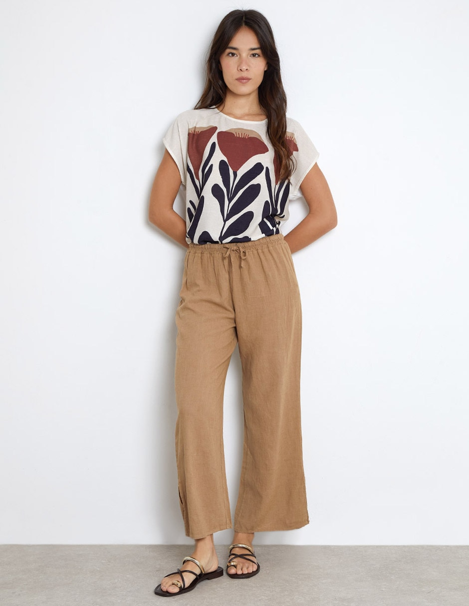 Blusa manga corta para mujer 5