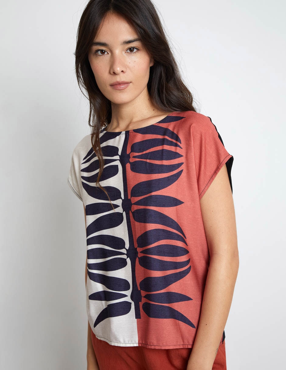 Blusa manga corta para mujer 2