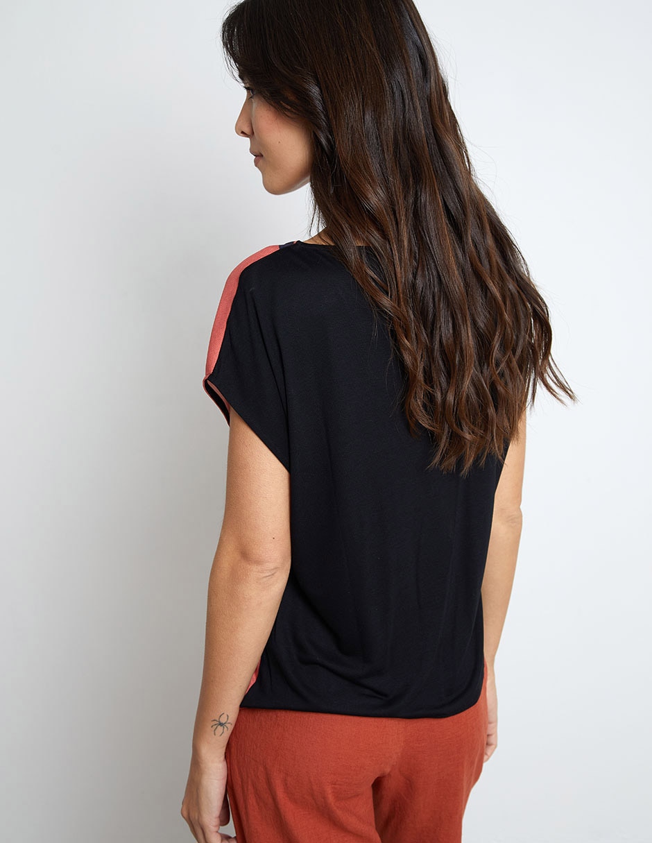 Blusa manga corta para mujer 3