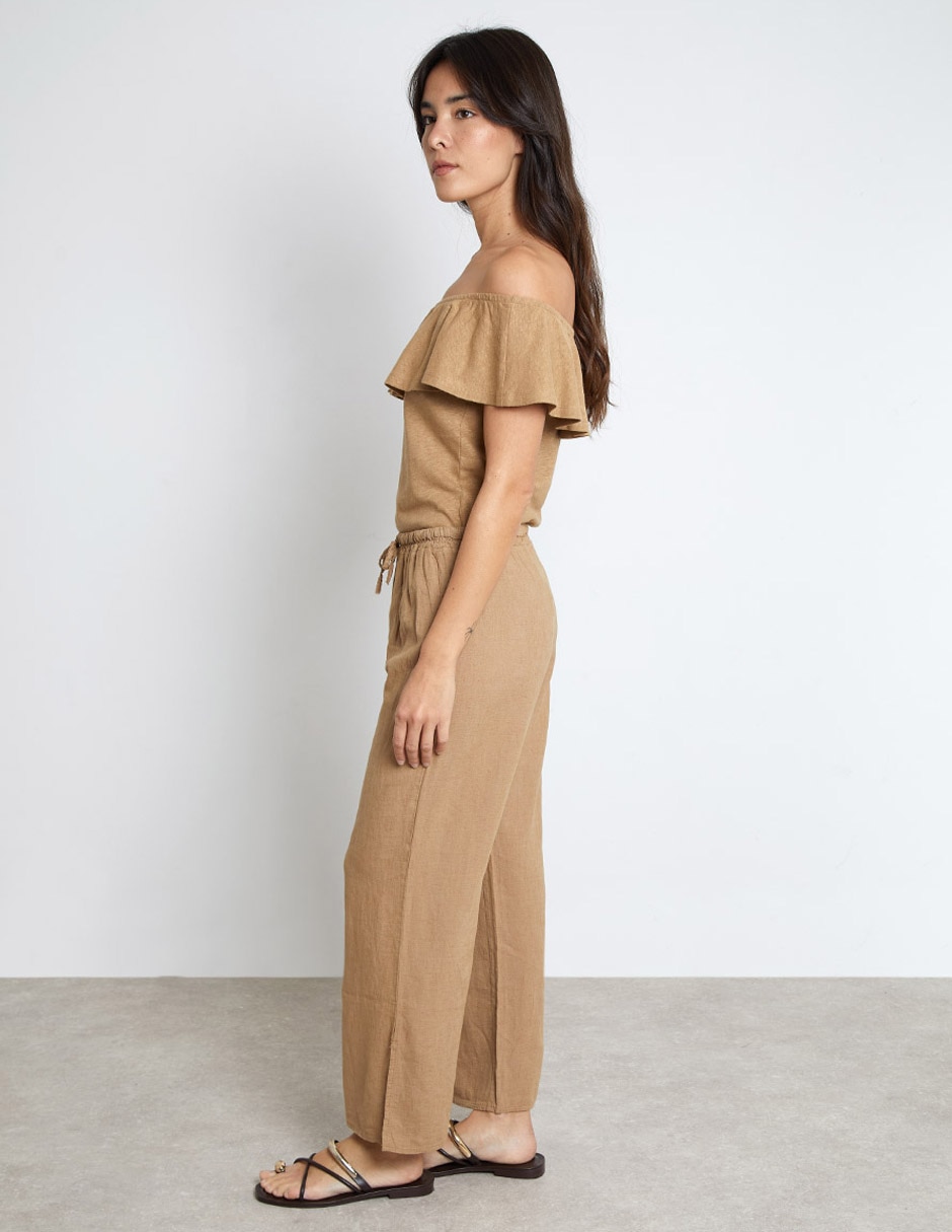 Pantalón relaxed wide leg para mujer 2