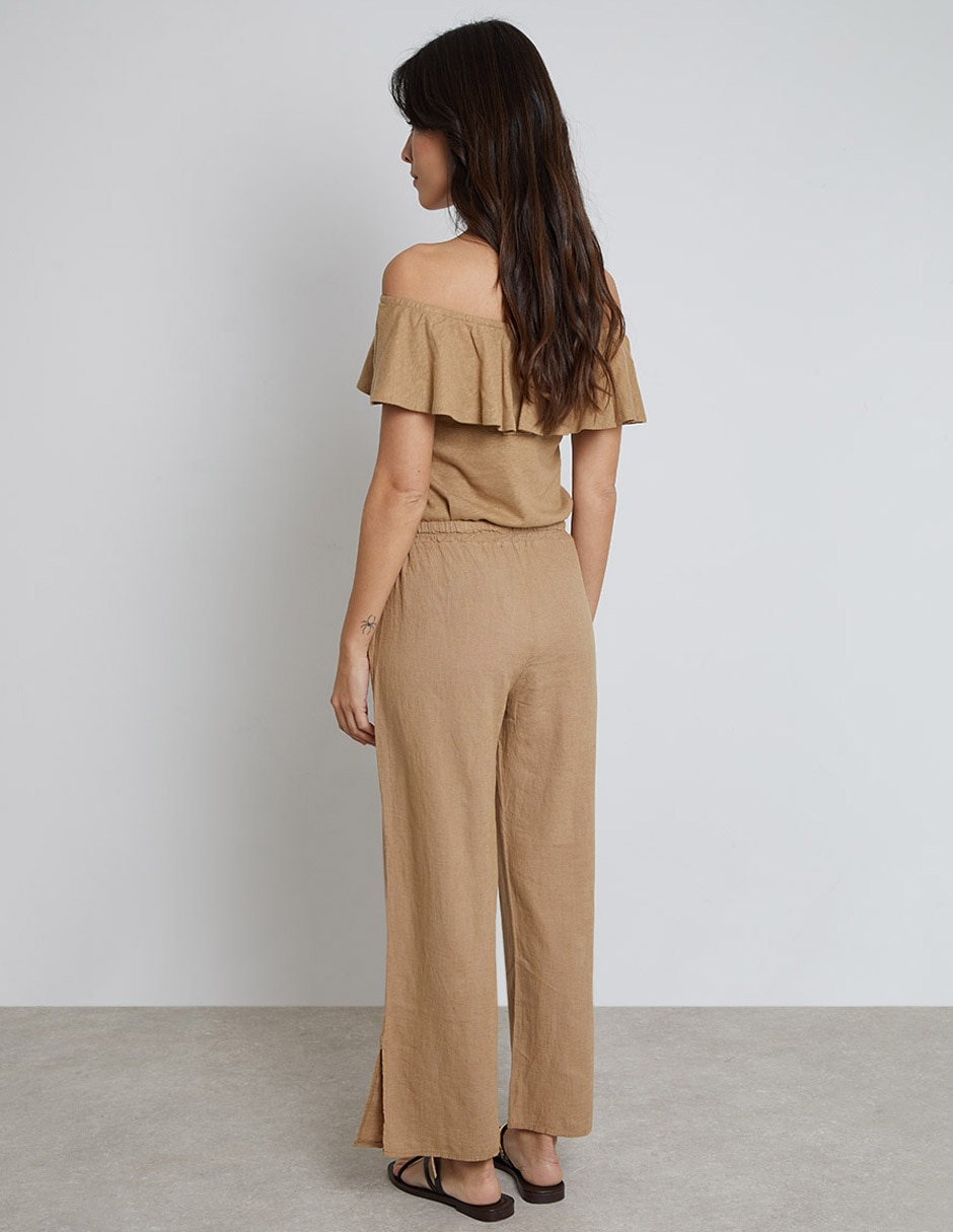 Pantalón relaxed wide leg para mujer 3