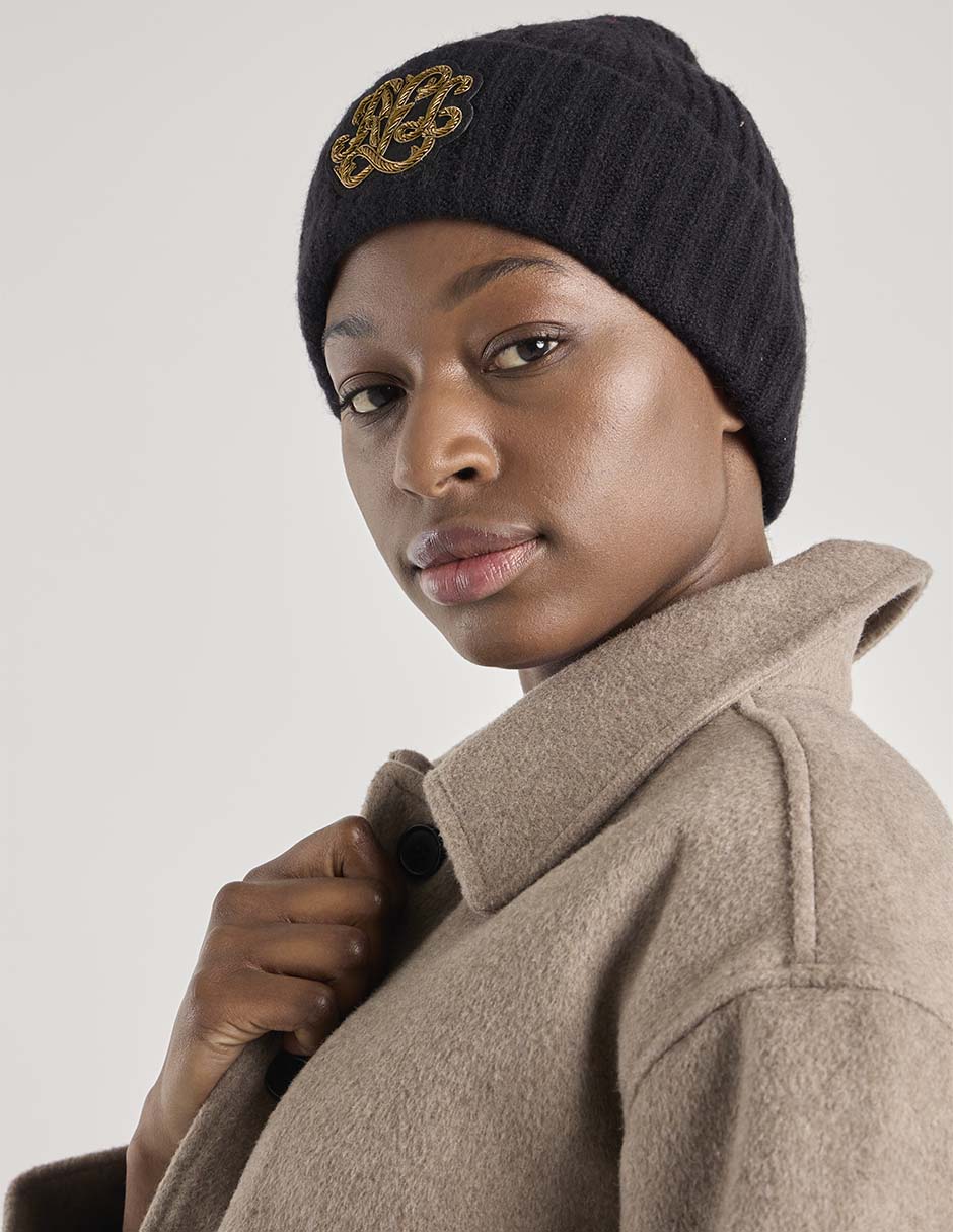 GORRO LAUREN RALPH LA, UNITALLA, NEGRO