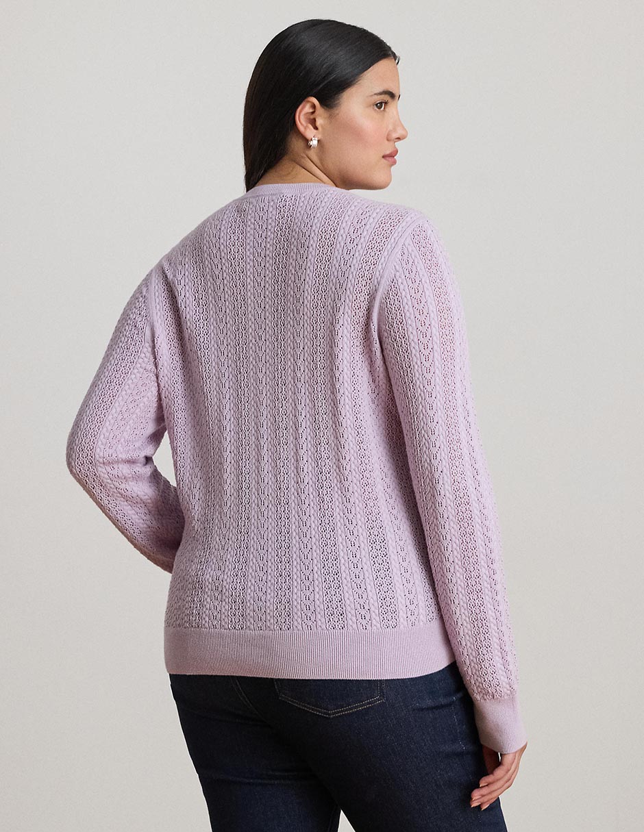 Suéter Lauren Plus cuello redondo para mujer