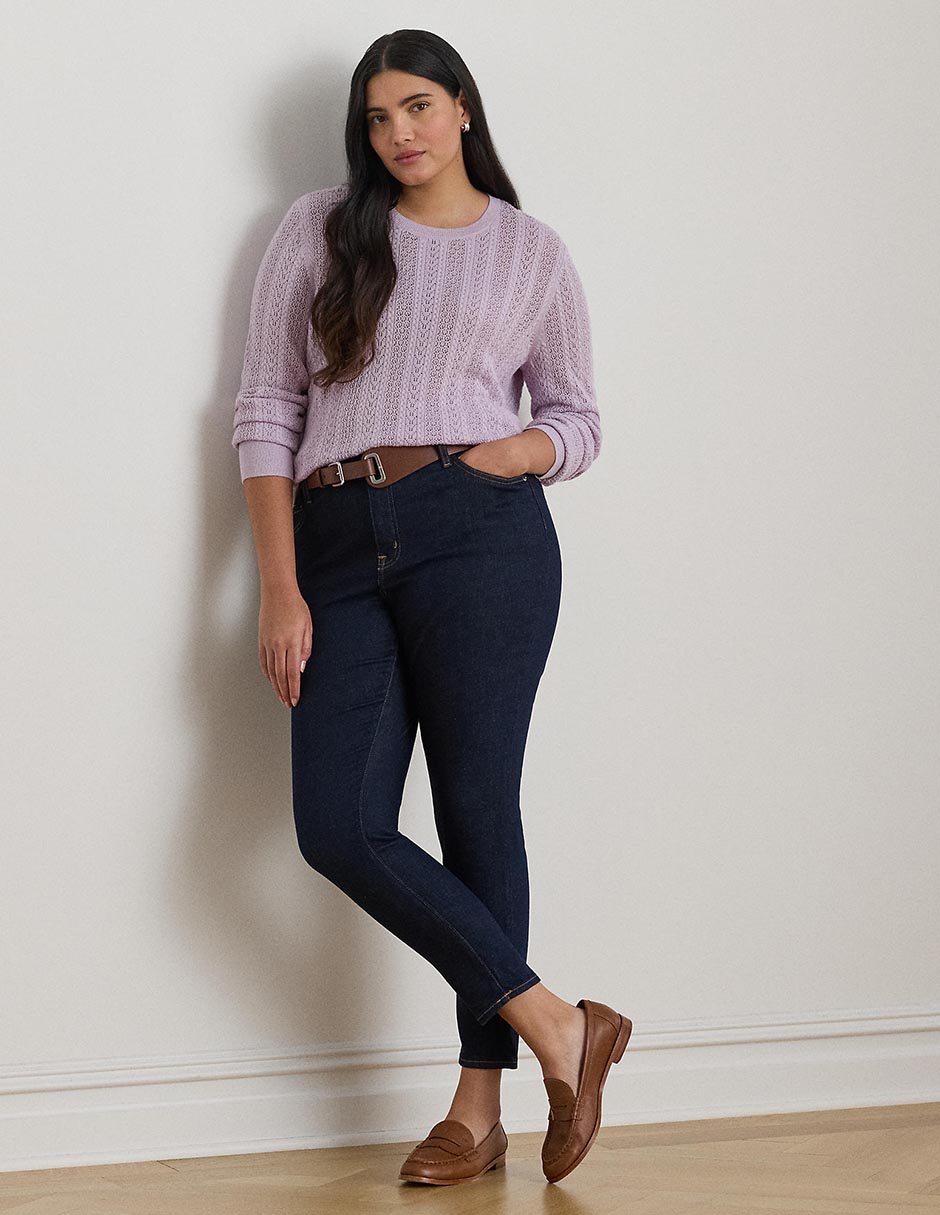 Suéter Lauren Plus cuello redondo para mujer