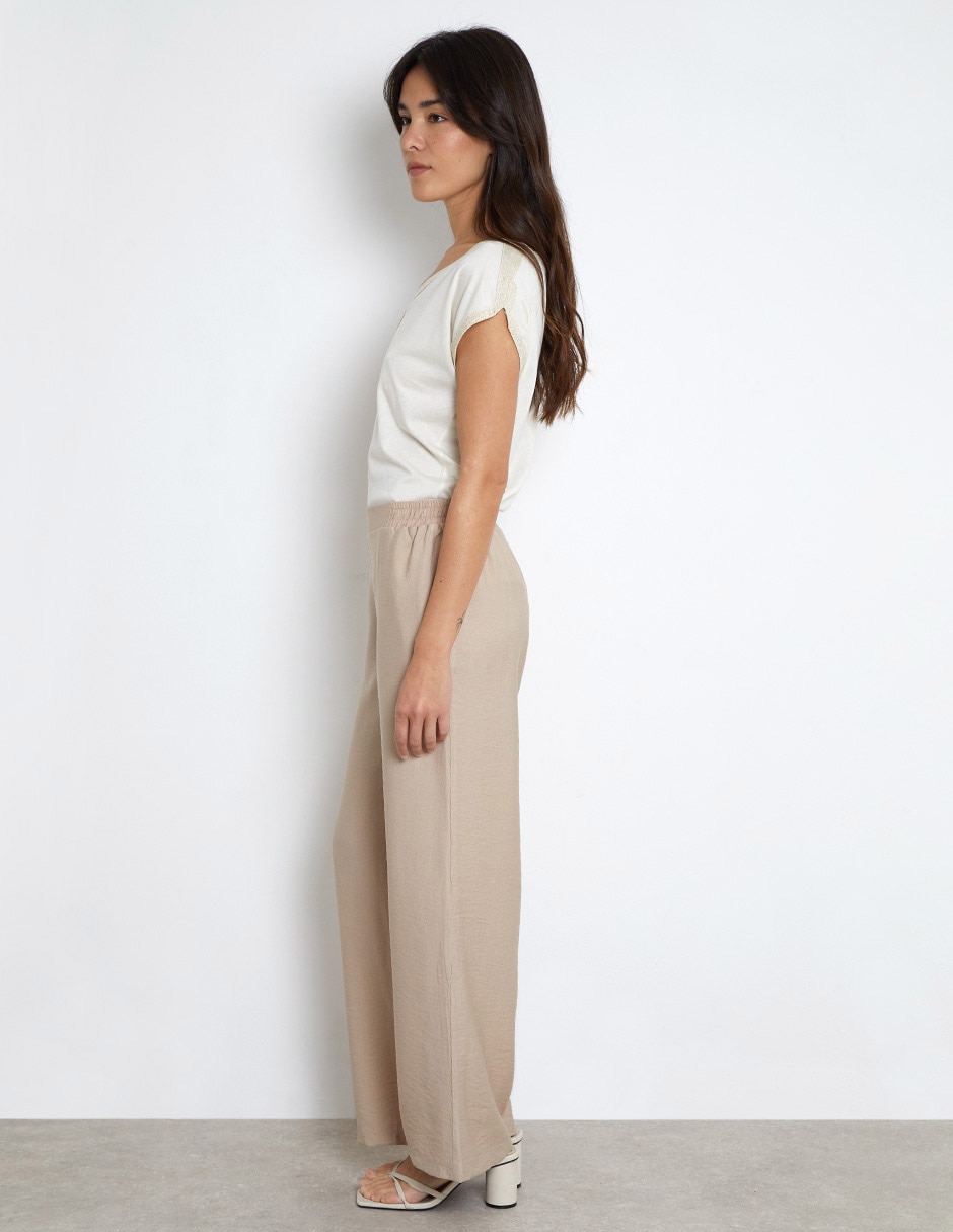 Pantalón relaxed flare para mujer 2