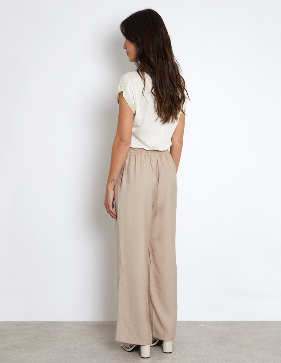 Pantalón relaxed flare para mujer 3