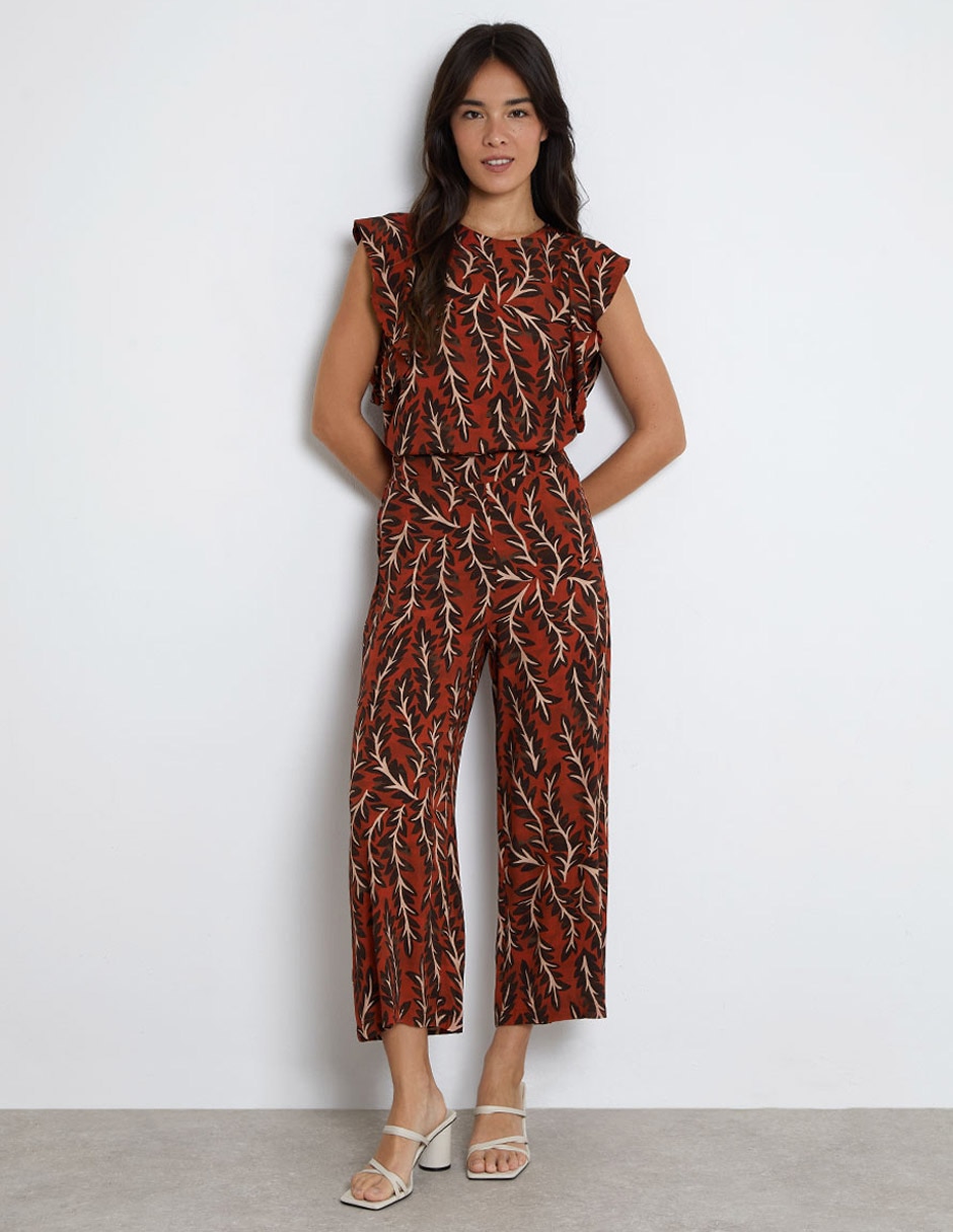 Pantalón relajado relajado para mujer 5