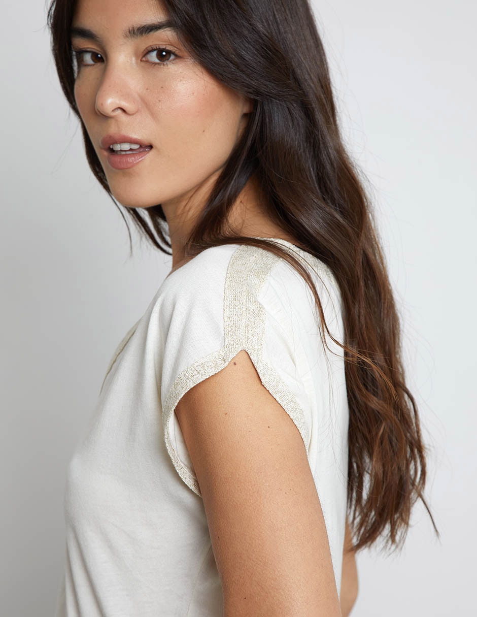 Blusa Trucco manga corta para mujer