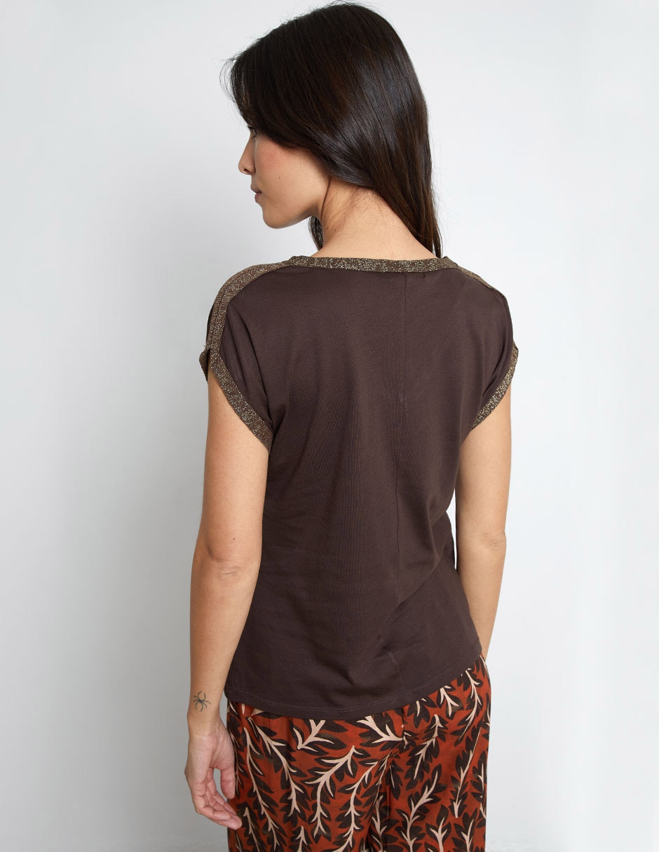 Blusa manga corta para mujer 3