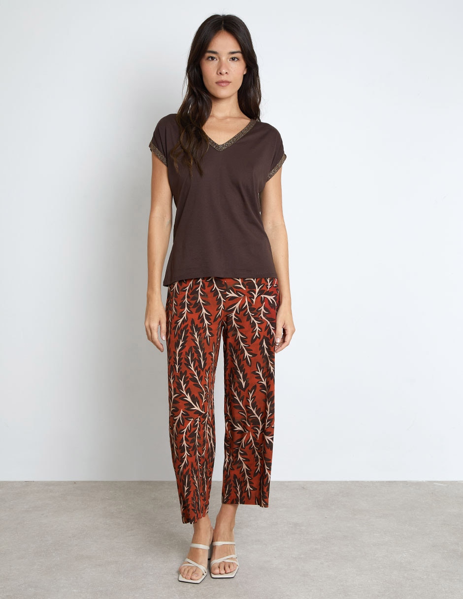 Blusa manga corta para mujer 5