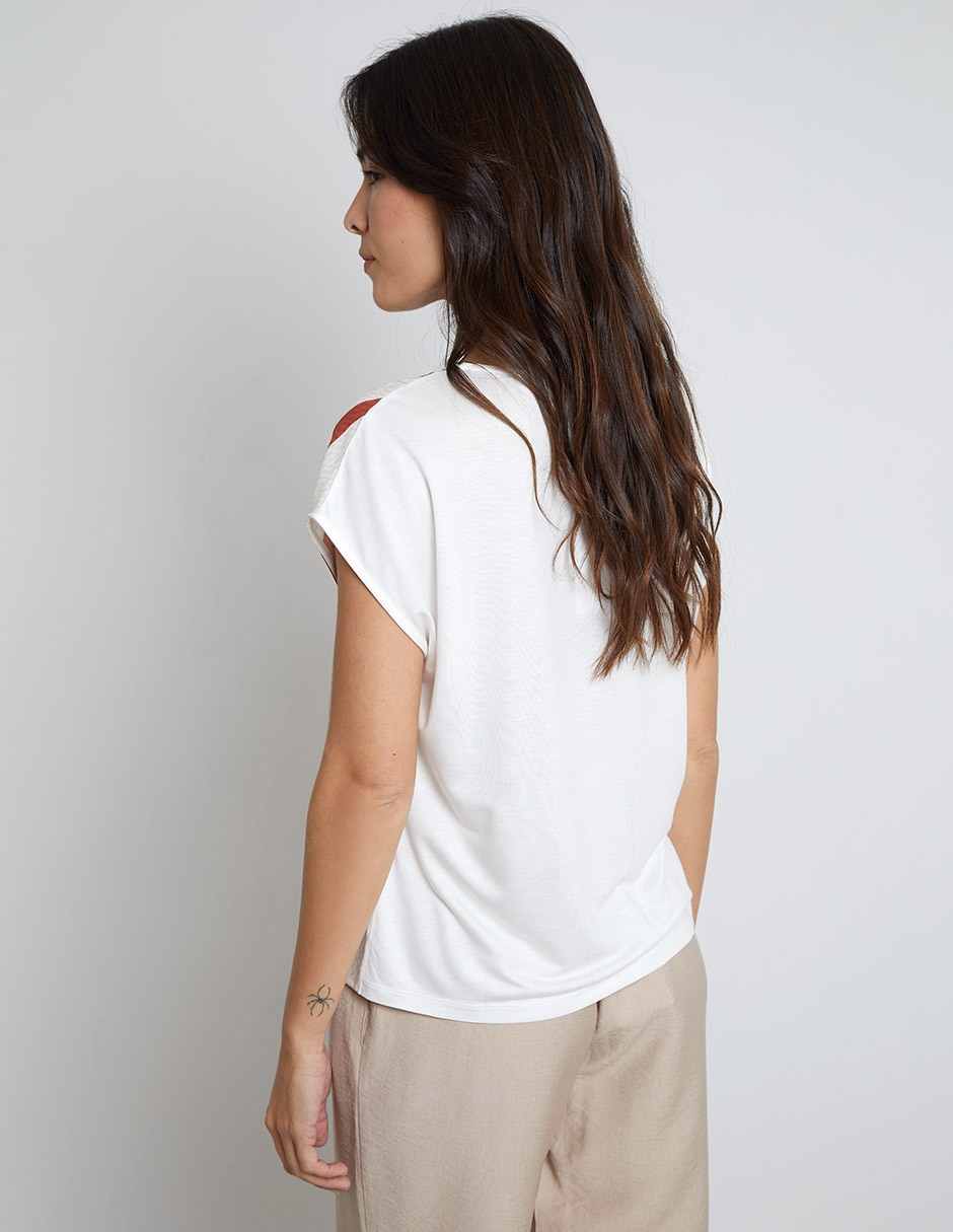Blusa Trucco manga corta para mujer 3