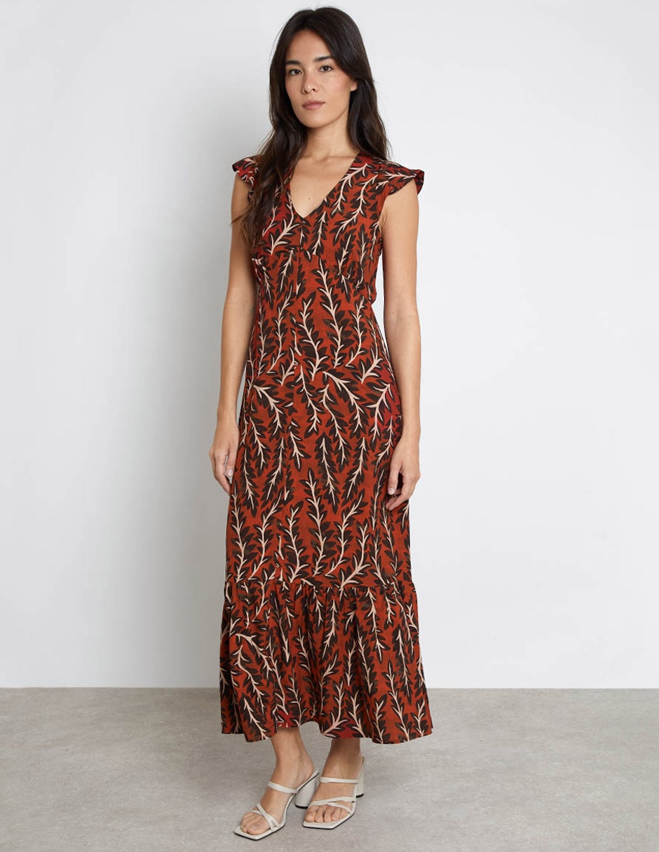 Vestido largo casual Trucco para mujer 4