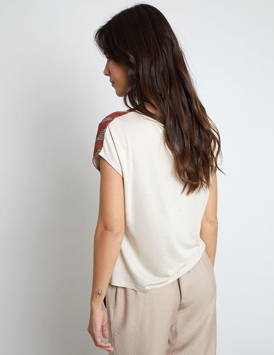 Blusa Trucco manga corta para mujer 3