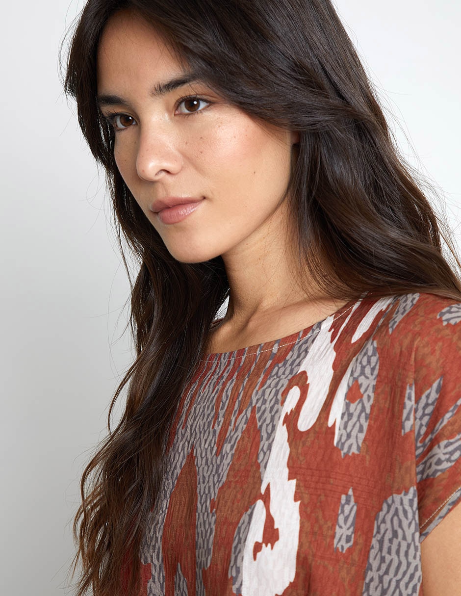 Blusa Trucco manga corta para mujer 4