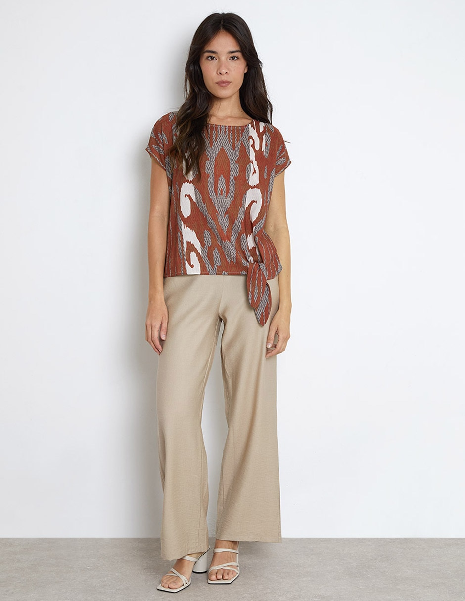 Blusa Trucco manga corta para mujer 5