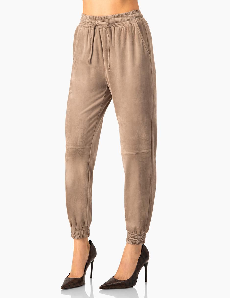Pants regular con agujeta para mujer