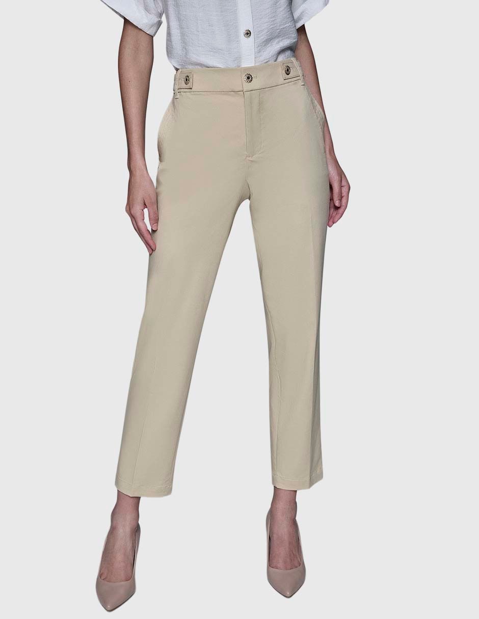 Pantalón chino slim para mujer 2