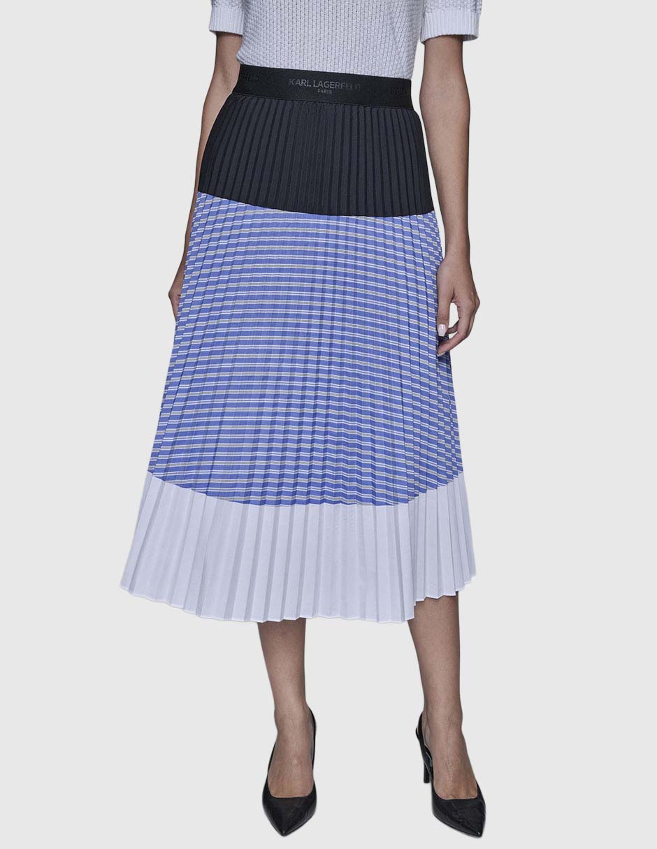 Falda crop a la cintura