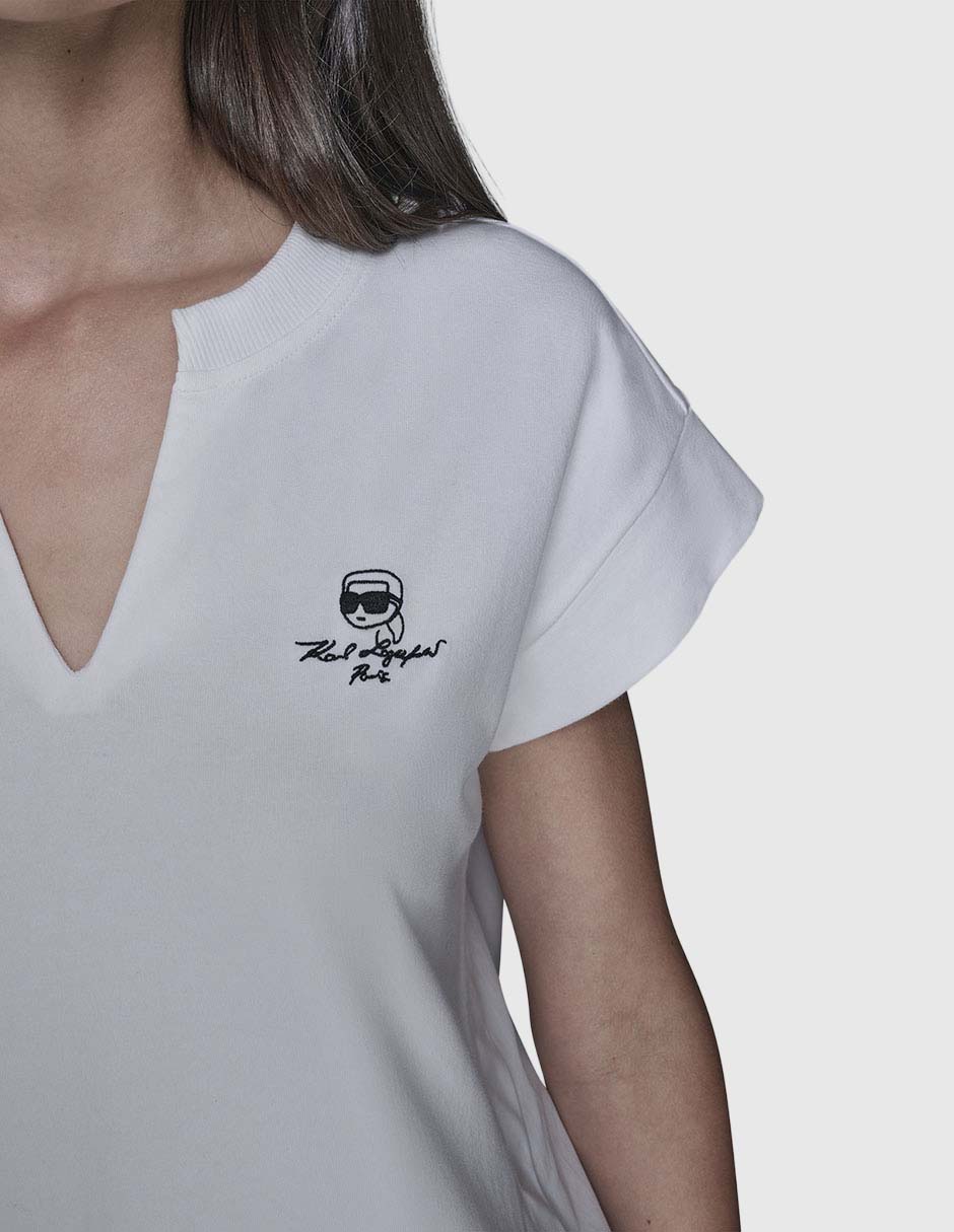 Blusa manga corta para mujer 6