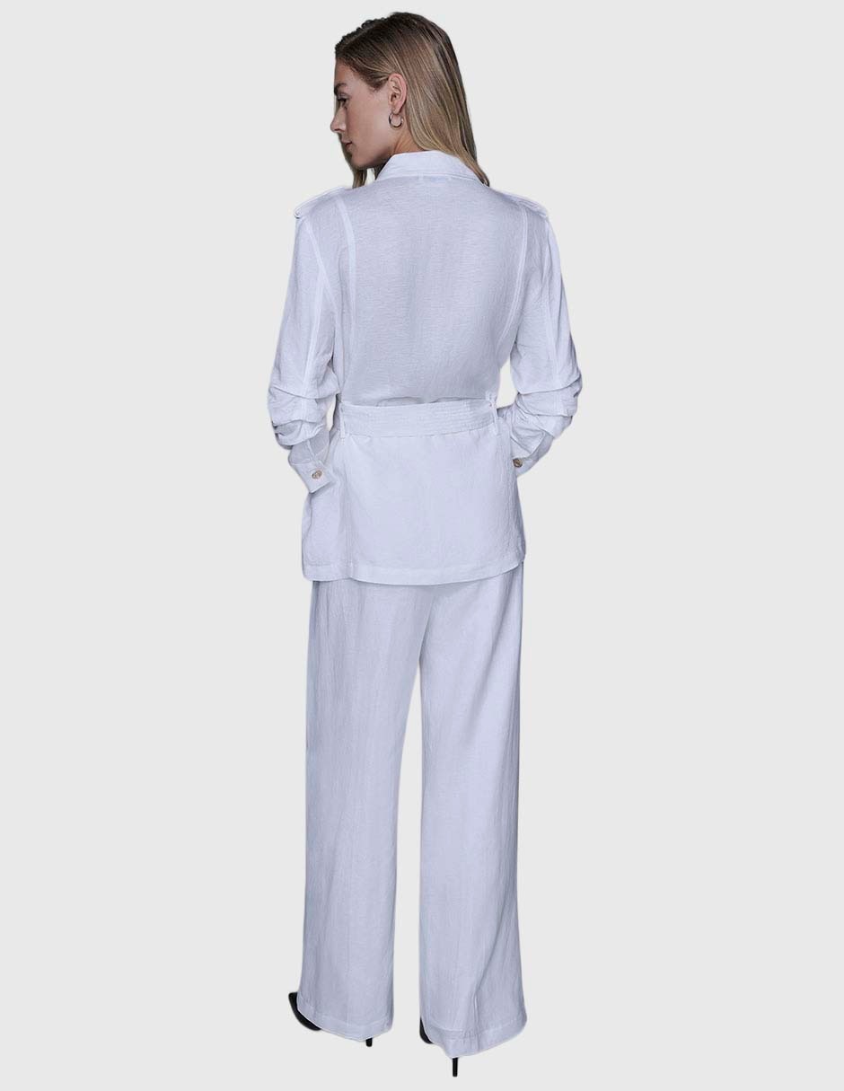 Blusa camisera manga larga para mujer 4