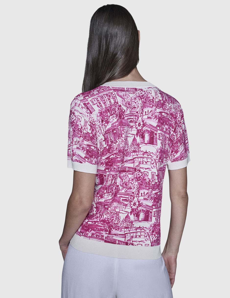 Blusa manga corta para mujer 5