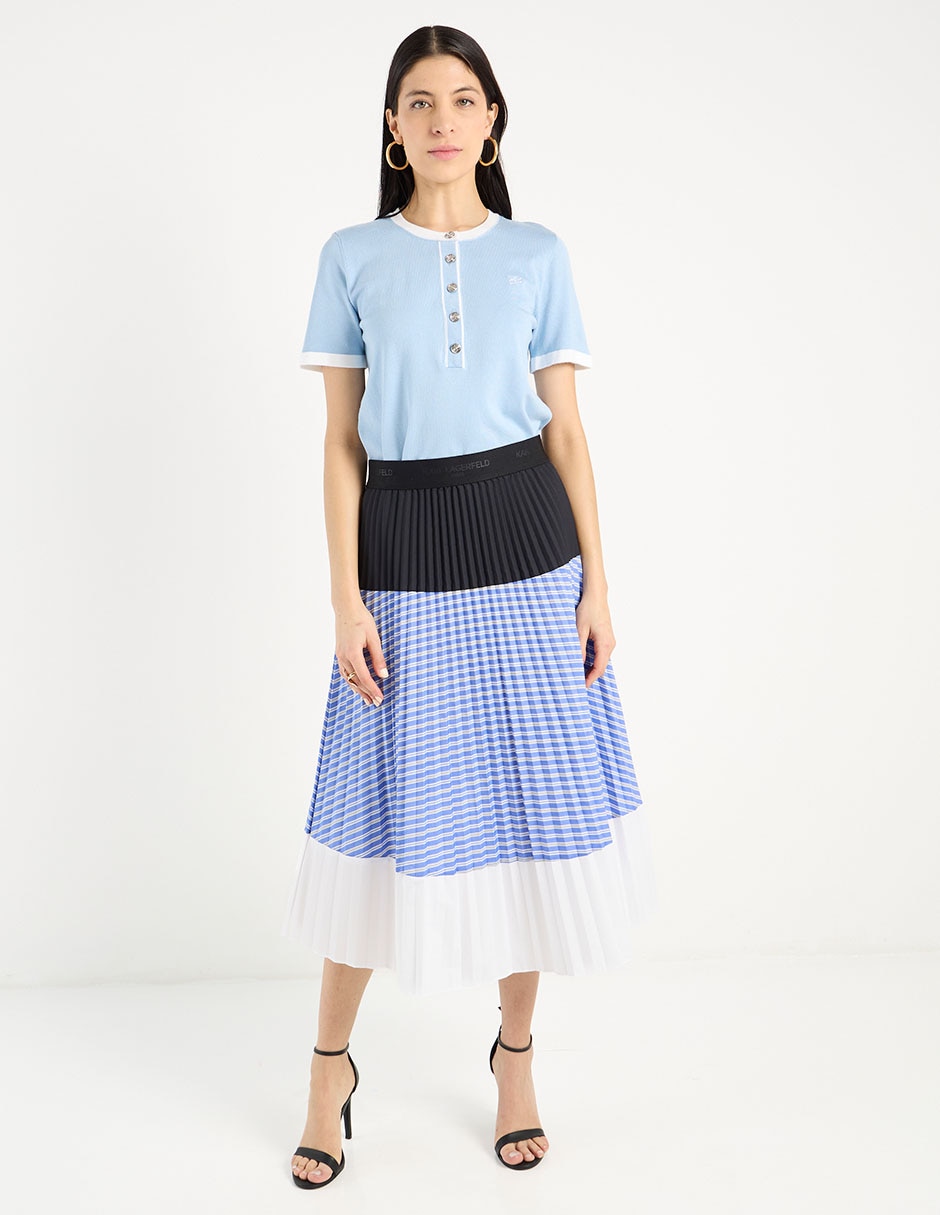 Blusa manga corta para mujer 3