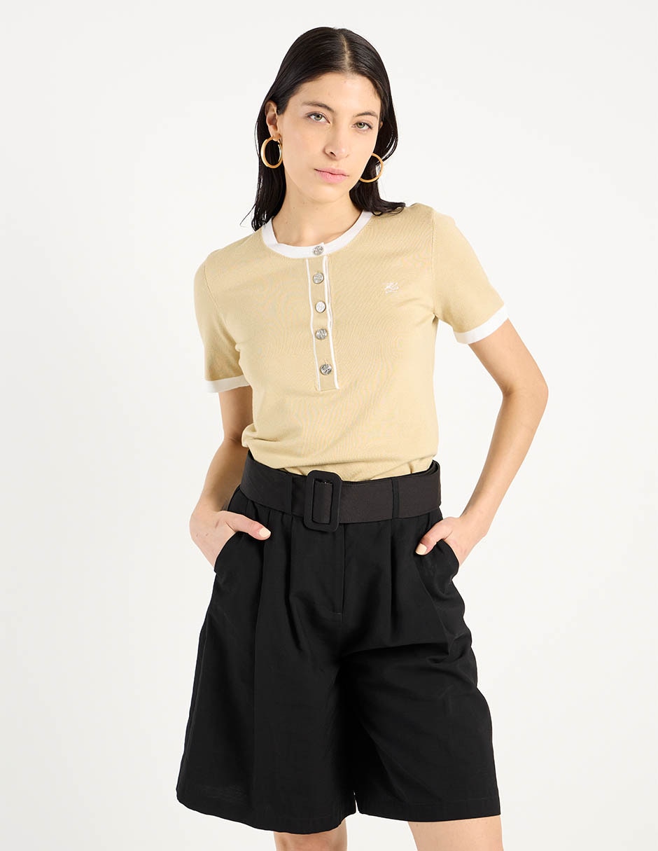 Blusa manga corta para mujer 2