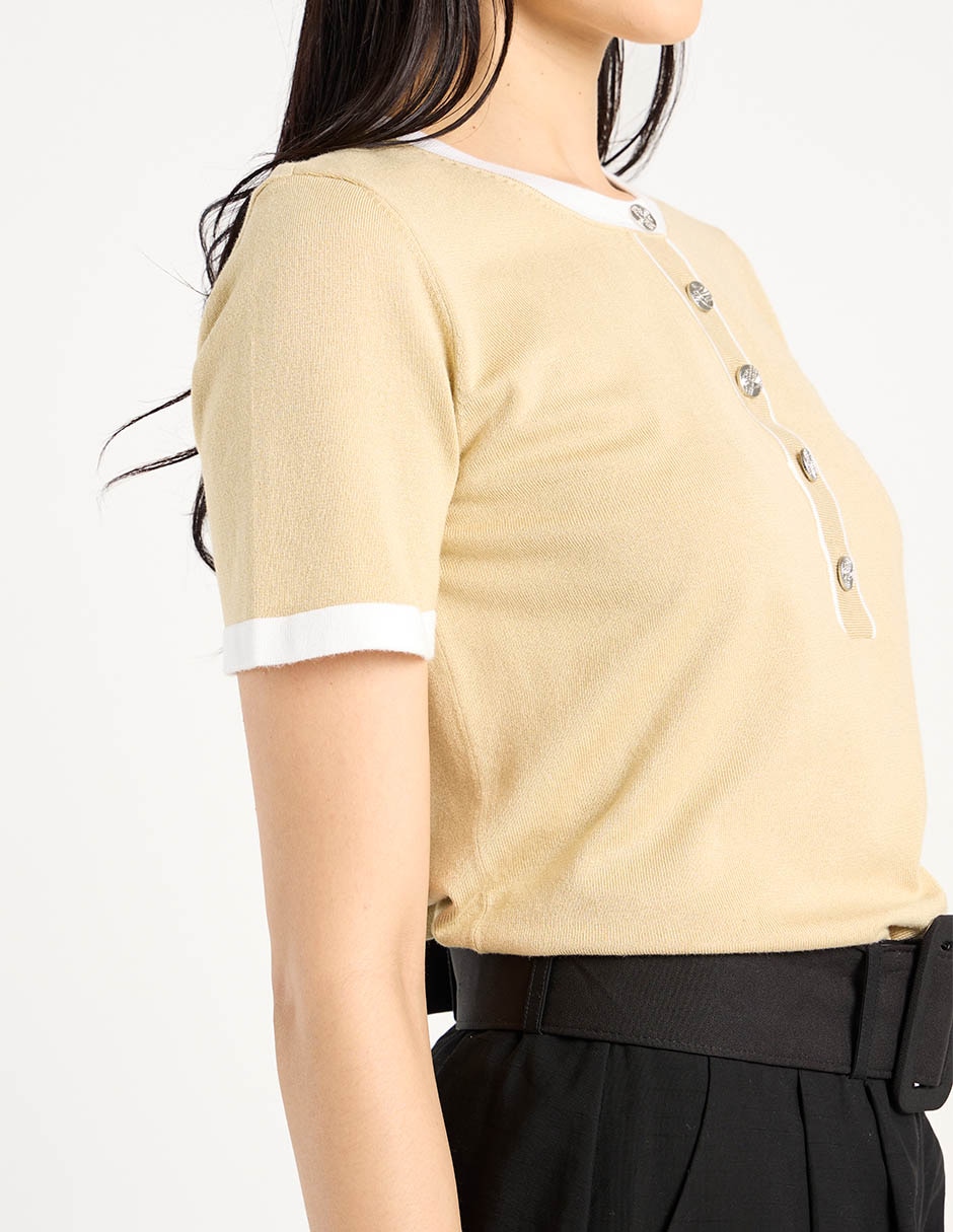 Blusa manga corta para mujer 5