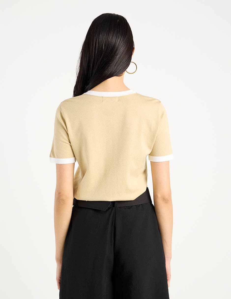 Blusa manga corta para mujer 6