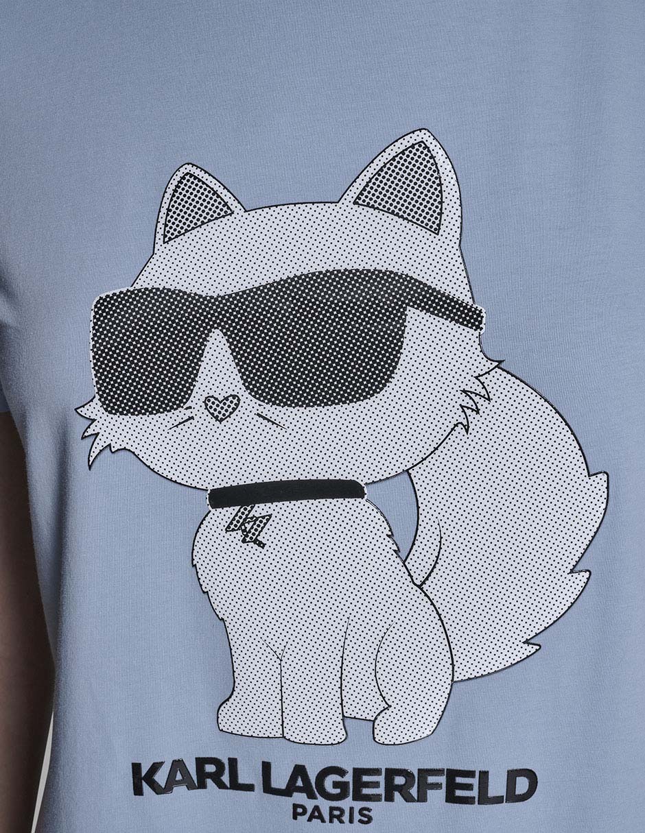 Playera manga corta cuello redondo para mujer 6