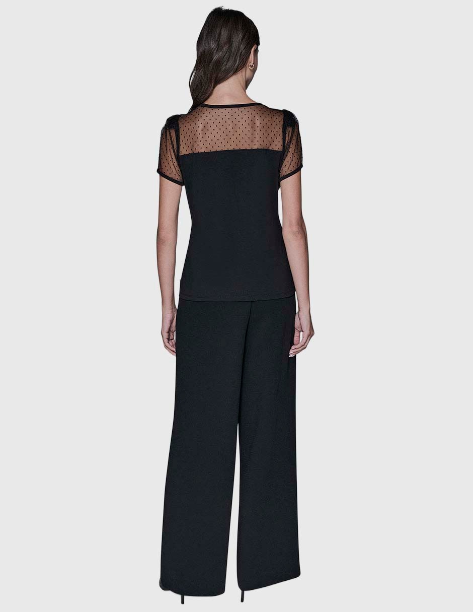 Blusa manga corta para mujer 5