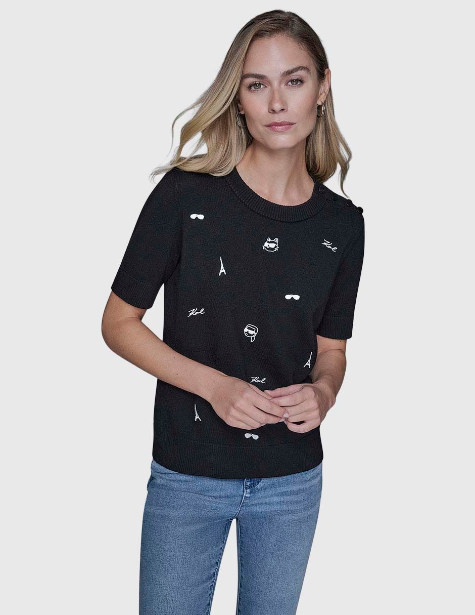 Blusa manga corta para mujer 2