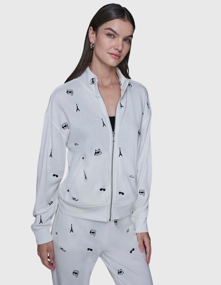 Sudadera con bolsillos Karl Lagerdeld Paris para mujer